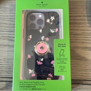 kate spade Black Floral iPhone 15 Pro Max Case